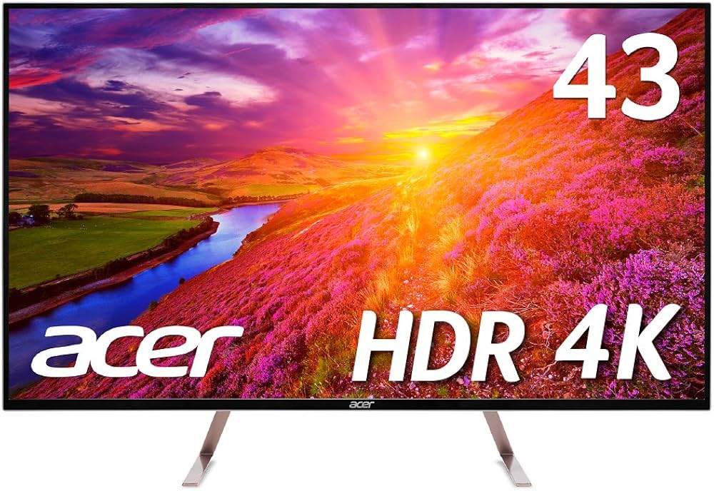 Amazon.co.jp: Acer モニター ディスプレイ ET430Kwmiiqppx 43インチ