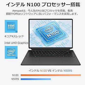 Amazon.co.jp: ZENAERO 2in1タブレット N100 Win11 Pro タブレットPC