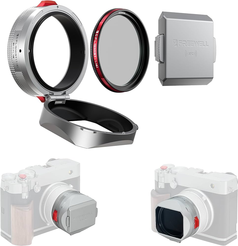 Amazon | Freewell FUJI GFX100RF 用 一体型フィルターレンズフード