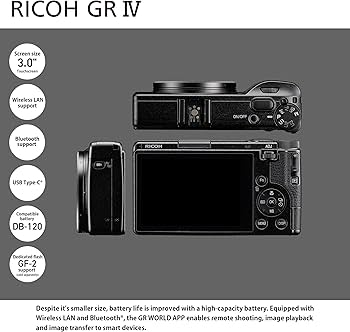 Amazon.com : RICOH GR IV, Ultimate snap Shooter, Latest Generation