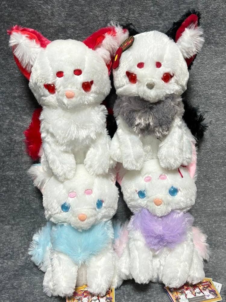 Amazon.co.jp: ちょコンとキツネ 九尾 水晶の瞳 JBぬいぐるみ 全4種