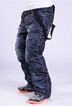Amazon.co.jp: [iBSTETES] スキーウェア パンツ ジーンズ メンズ