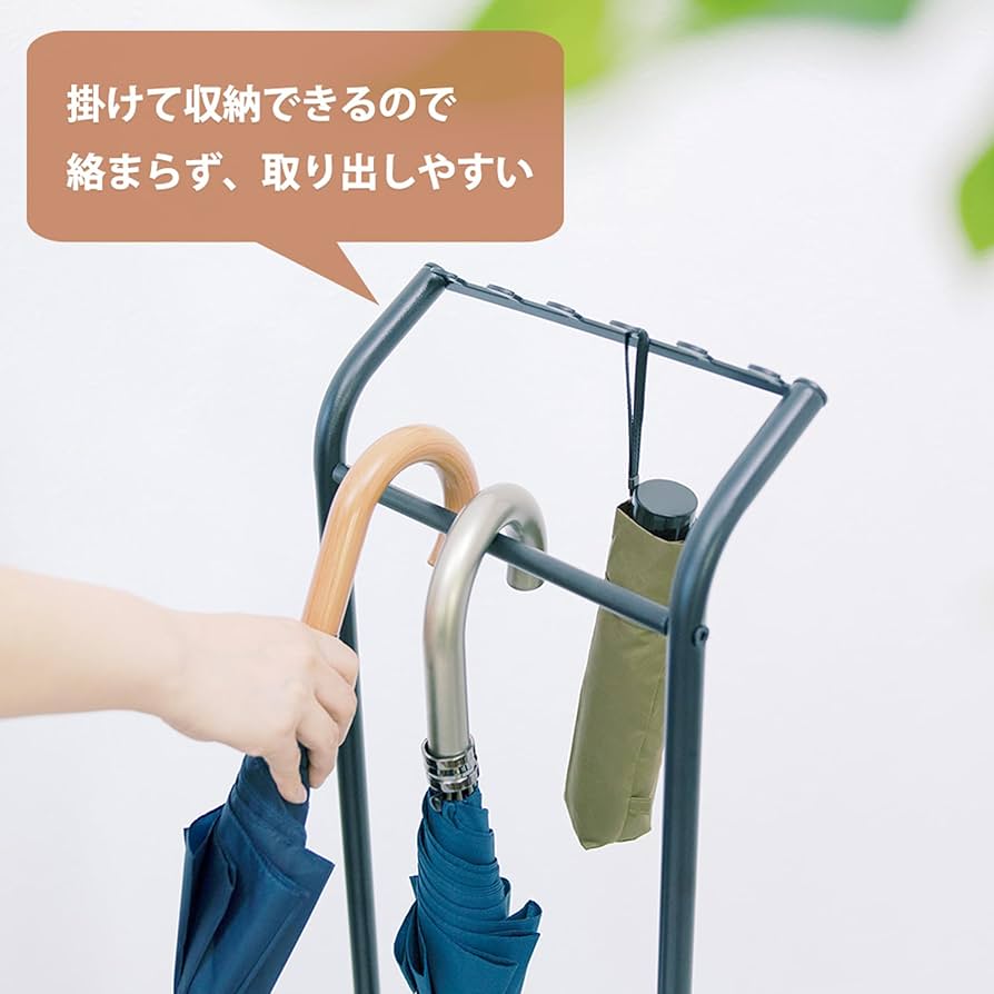 Amazon｜HEIAN SHINDO 傘立て アンブレラハンガー マットブラック 耐
