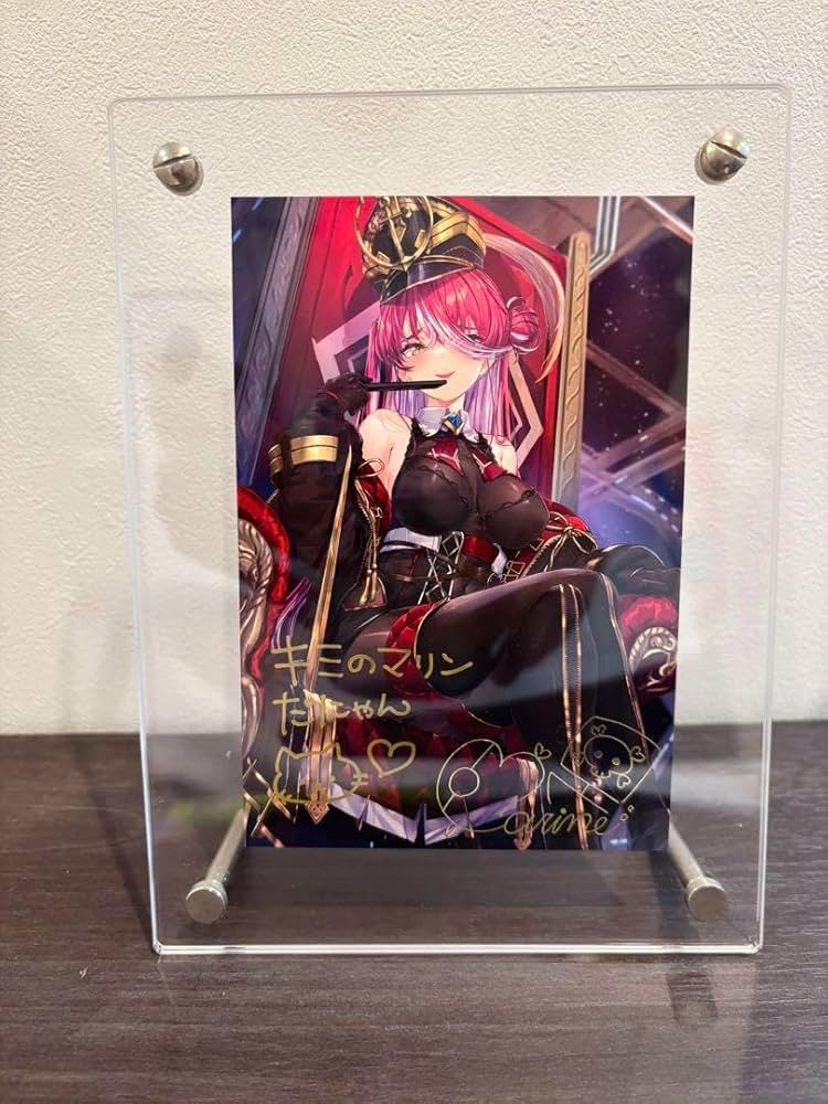 Amazon.co.jp: 宝鐘マリン 2022 直筆サイン入りポストカード ZHPR