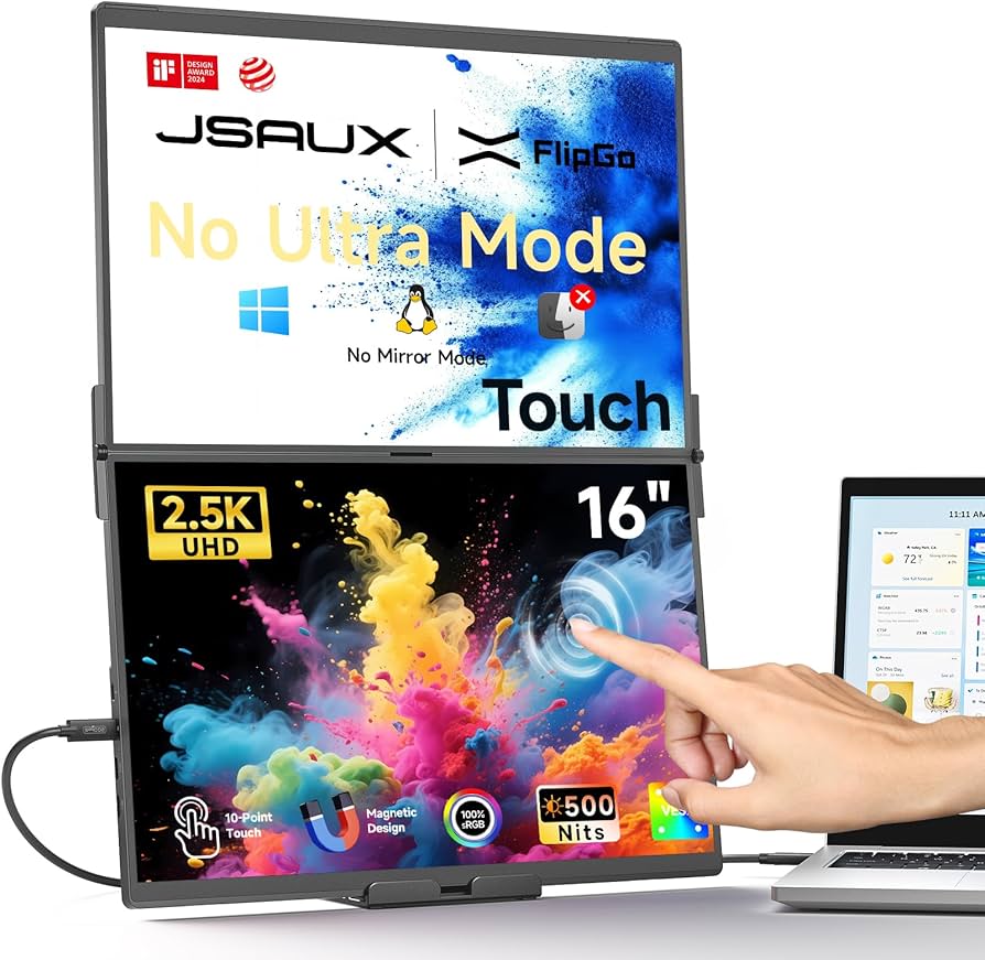 Amazon.com: JSAUX FlipGo Touchscreen 16
