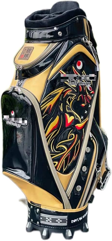Amazon | 【ドラゴンパターン】スポーツゴルフバッグ Golf Club Bag