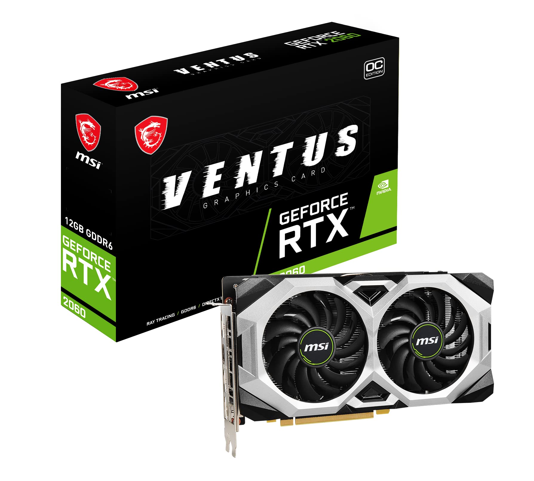 Amazon | MSI GeForce RTX 2060 VENTUS 12G OC グラフィックスボード