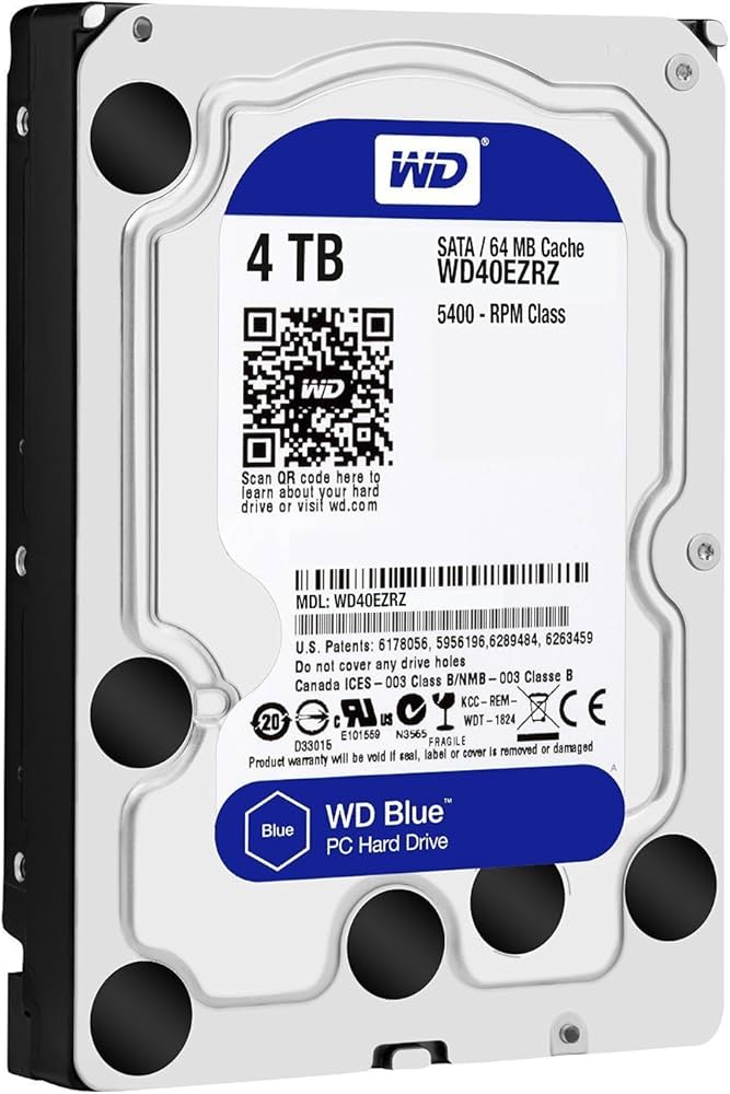 Amazon | WD Blue 4TB Desktop Hard Disk Drive - 5400 RPM SATA 6 Gb