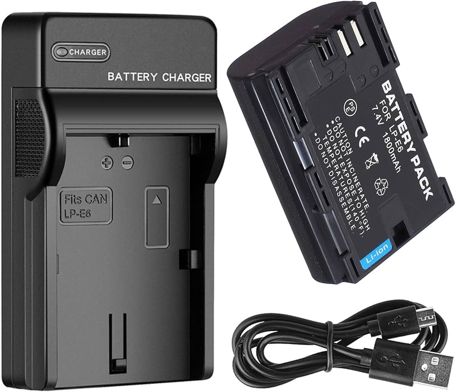 Amazon.com : Battery and USB Battery Charger for Canon EOS 60D