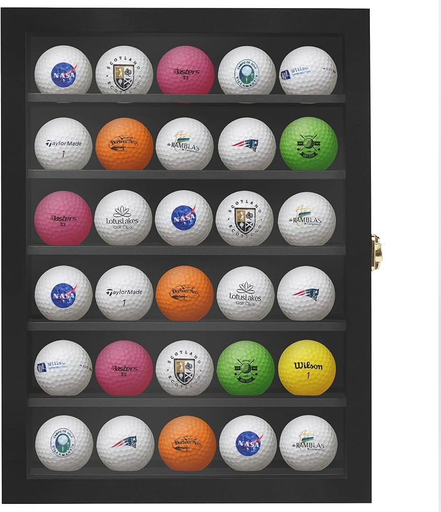 Amazon.co.jp: Americanflat ゴルフボール用 ディスプレイケース｜最大