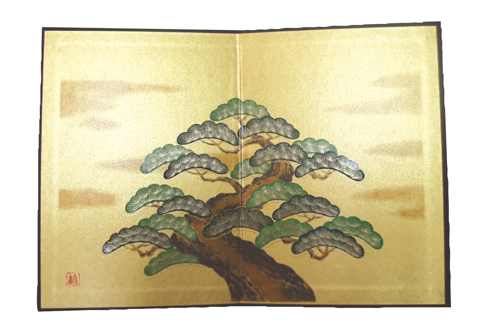 Amazon.co.jp: [クラフトマンハウス] 金屏風 日本製 端午の節句 ミニ