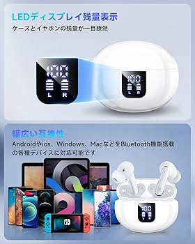 Amazon.co.jp: イヤホン翻訳機 ワイヤレスイヤホン【2026年最新