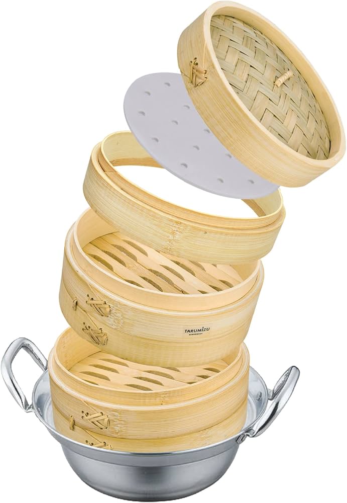 Amazon | 【LDK掲載A+】滴水製作所 竹 セイロ 18cm 直火・IH 蒸篭専用