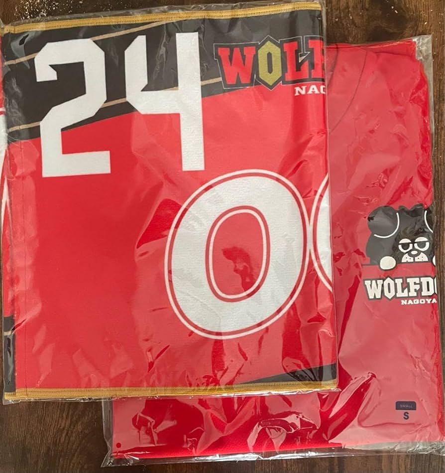 Amazon.co.jp: 名古屋ウルフドックス 応援Tシャツ 小川智大 タオル
