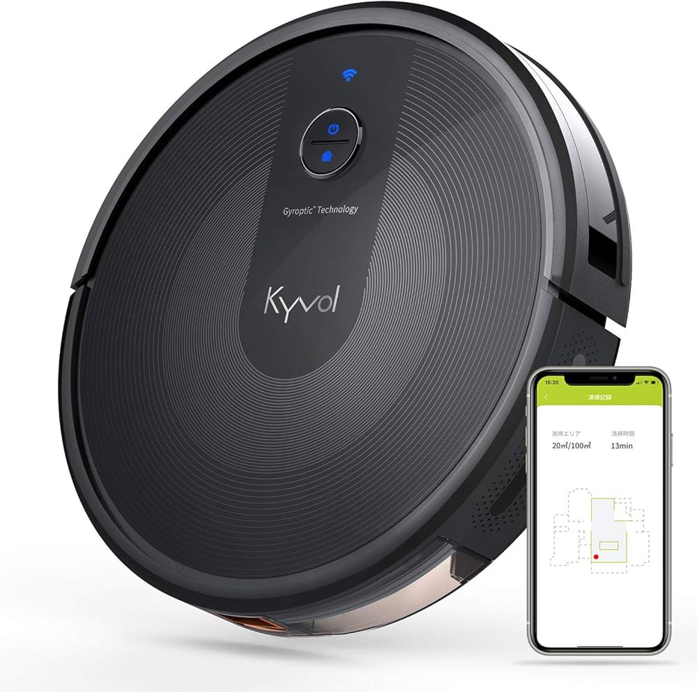 Amazon.co.jp: Kyvol E30 ロボット掃除機 弓形働く マッピング機能