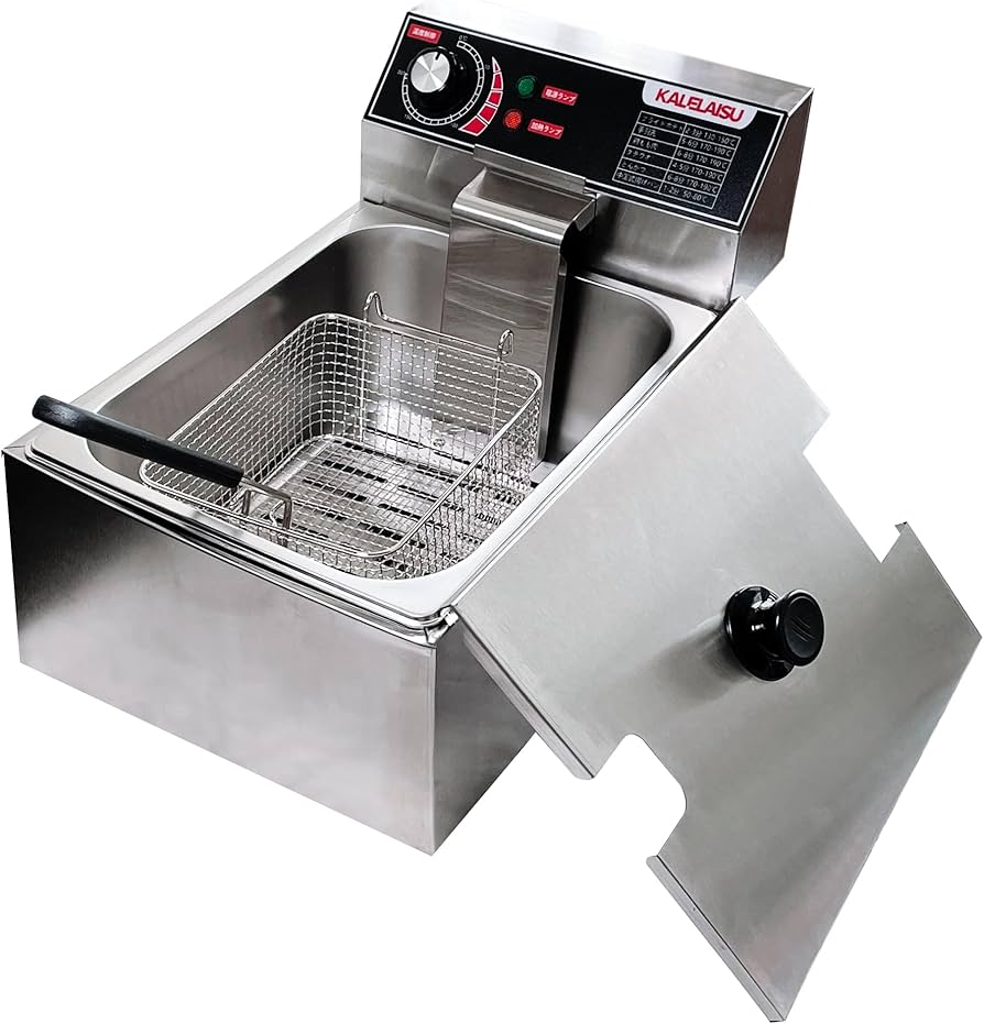 Amazon.co.jp: KALELAISU 電気フライヤー 卓上フライヤー 6L大容量 0