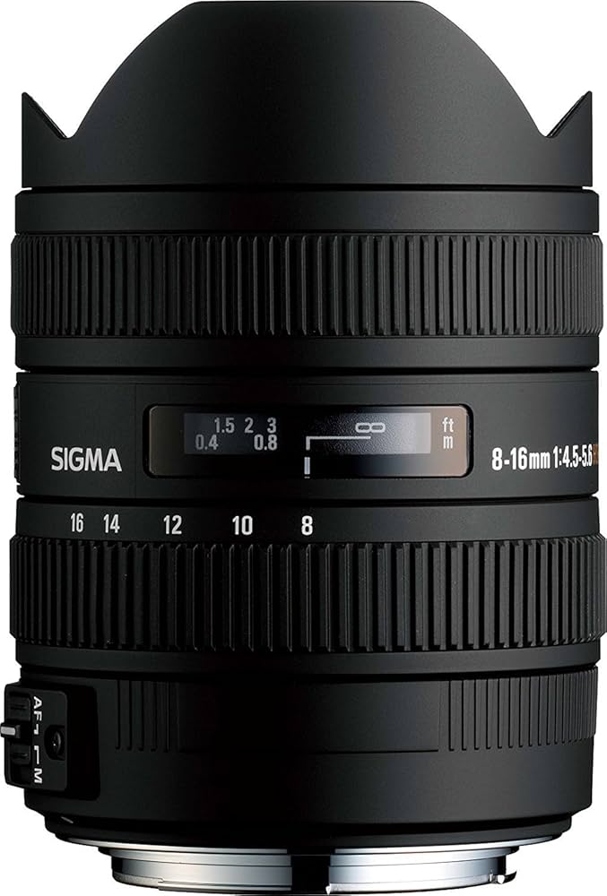 Amazon.com : Sigma 8-16mm f/4.5-5.6 DC HSM FLD AF Ultra Wide Zoom