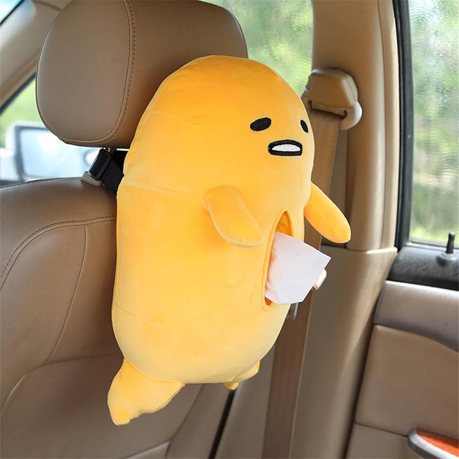 Amazon｜ティッシュケース ぐでたま ぬいぐるみ 車用ティッシュ