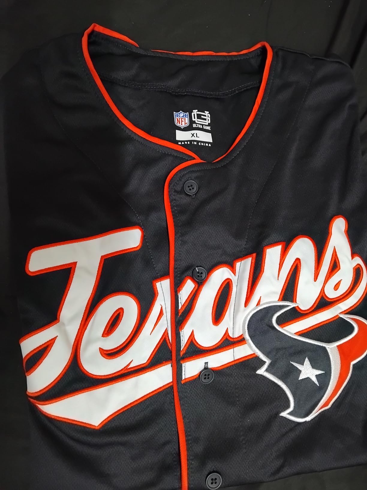 NFL Official Adults Game Day Button Down Baseball Mesh Jersey