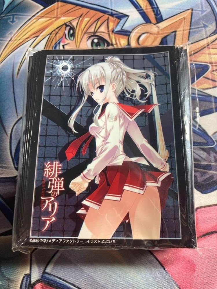 Amazon.co.jp: 緋弾のアリア ジャンヌ スリーブ 60枚セット : 文房具