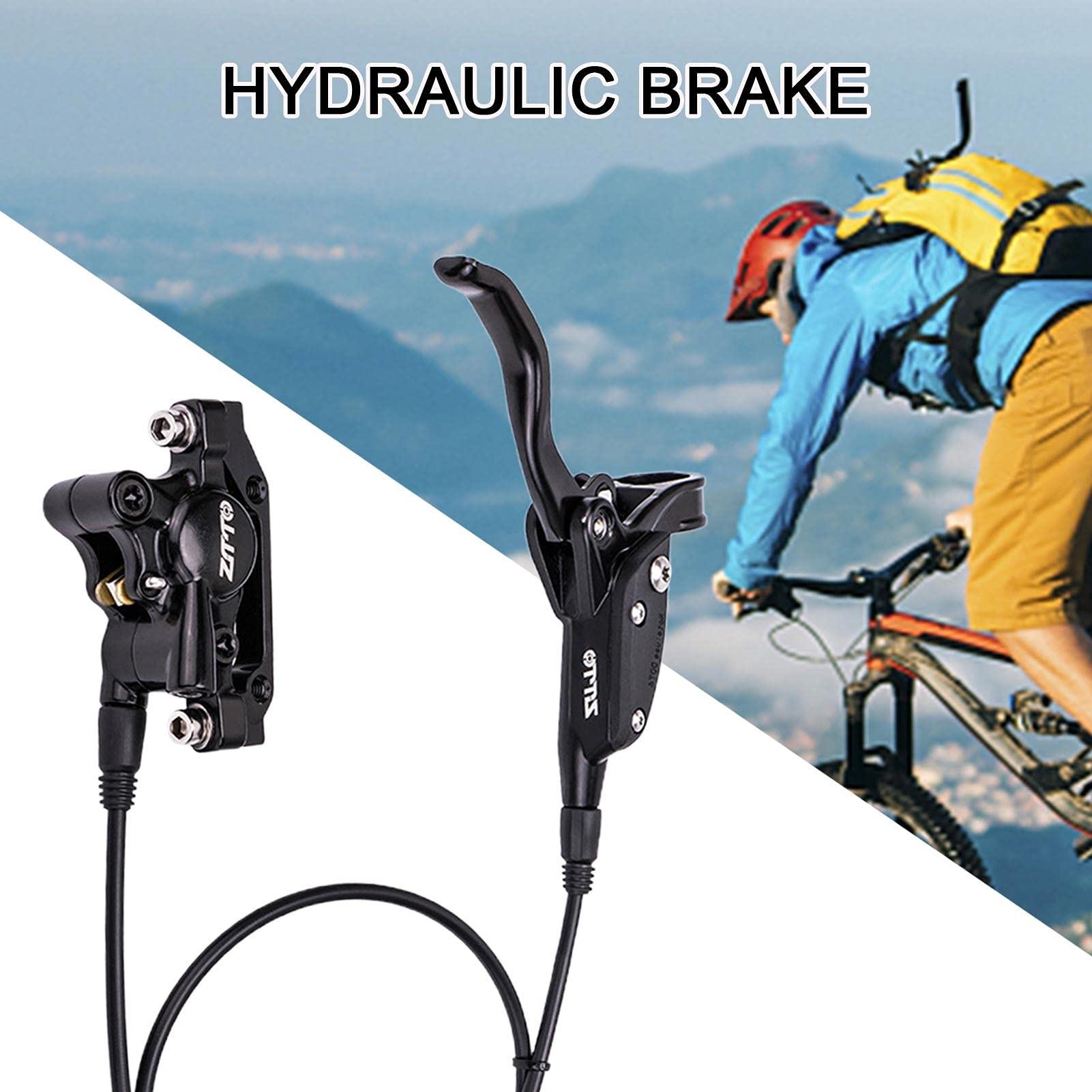 Amazon.co.jp: HANDON 自転車用油圧オイルディスクブレーキセット