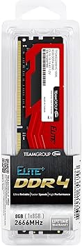 Amazon | Team DDR4 2666Mhz PC4-21300 8GB デスクトップ用メモリ
