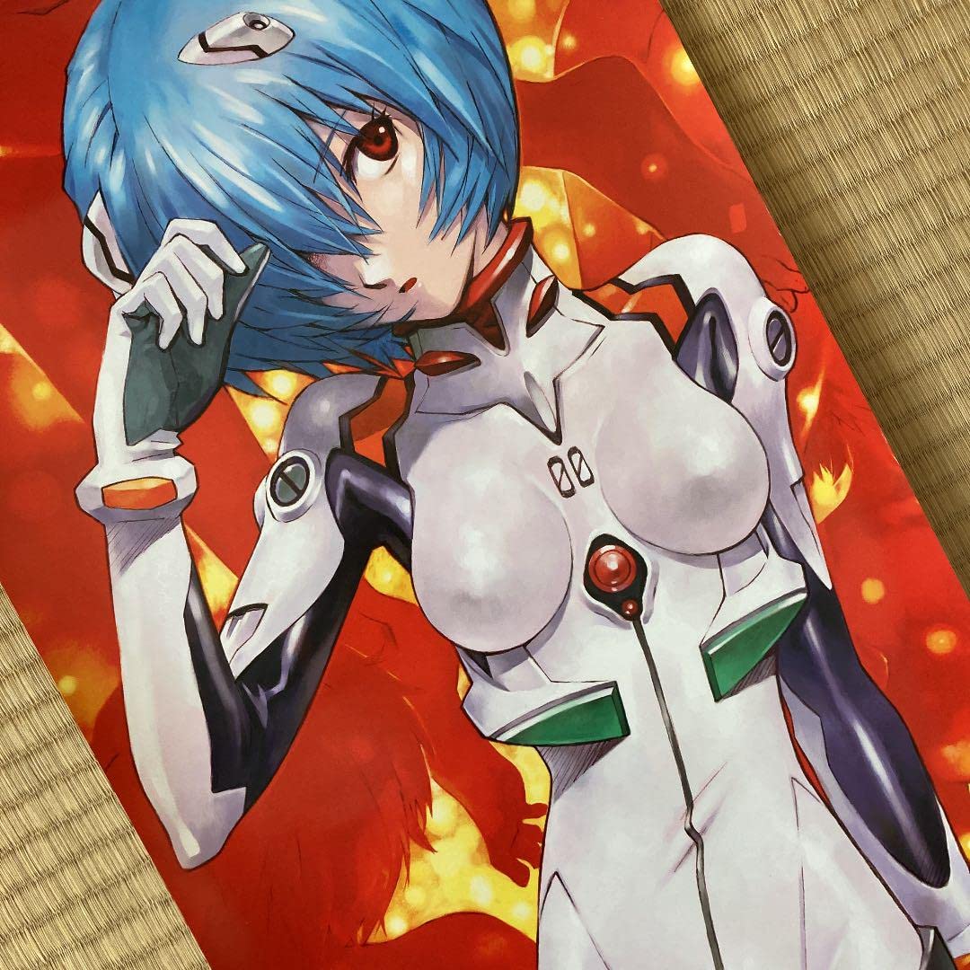 Amazon.co.jp: コレクター品貞本義行画集CARMINE限定版 特典ポスター