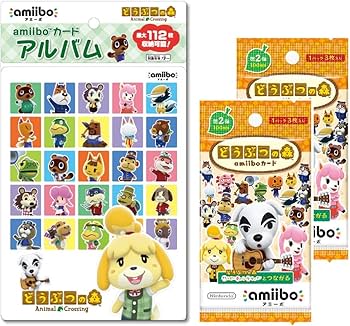 Amazon.co.jp: どうぶつの森amiiboカード 第2弾 (2パック) + amiibo