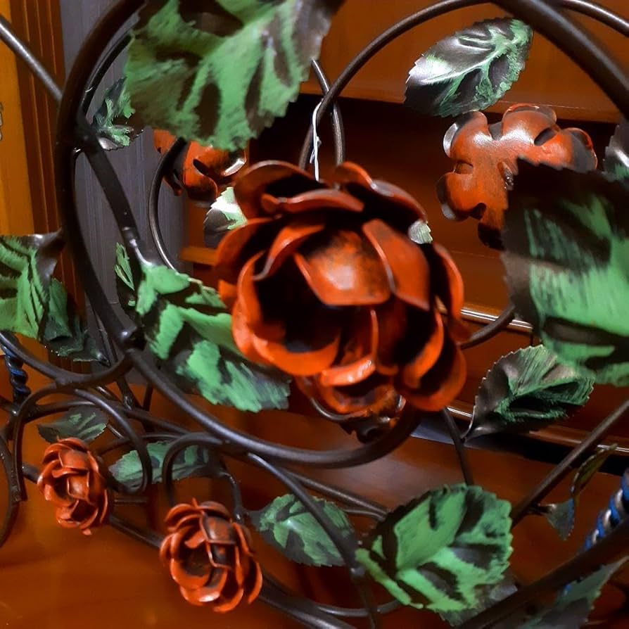 Amazon.co.jp: 輸入雑貨 イタリア製品 ヨーロピアン ローズ アイアン