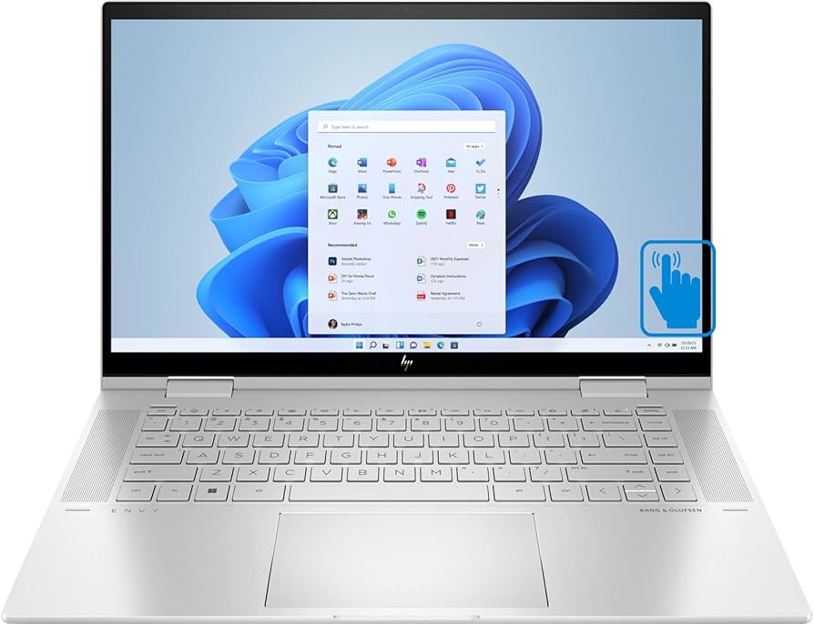 Amazon.com: HP Envy x360 15t-ew000 Home & Business 2-in-1 Laptop