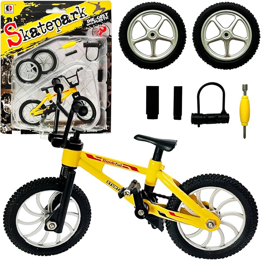 Amazon.com: kidbeile Mini Finger Bike Toy – Alloy Mountain Bicycle
