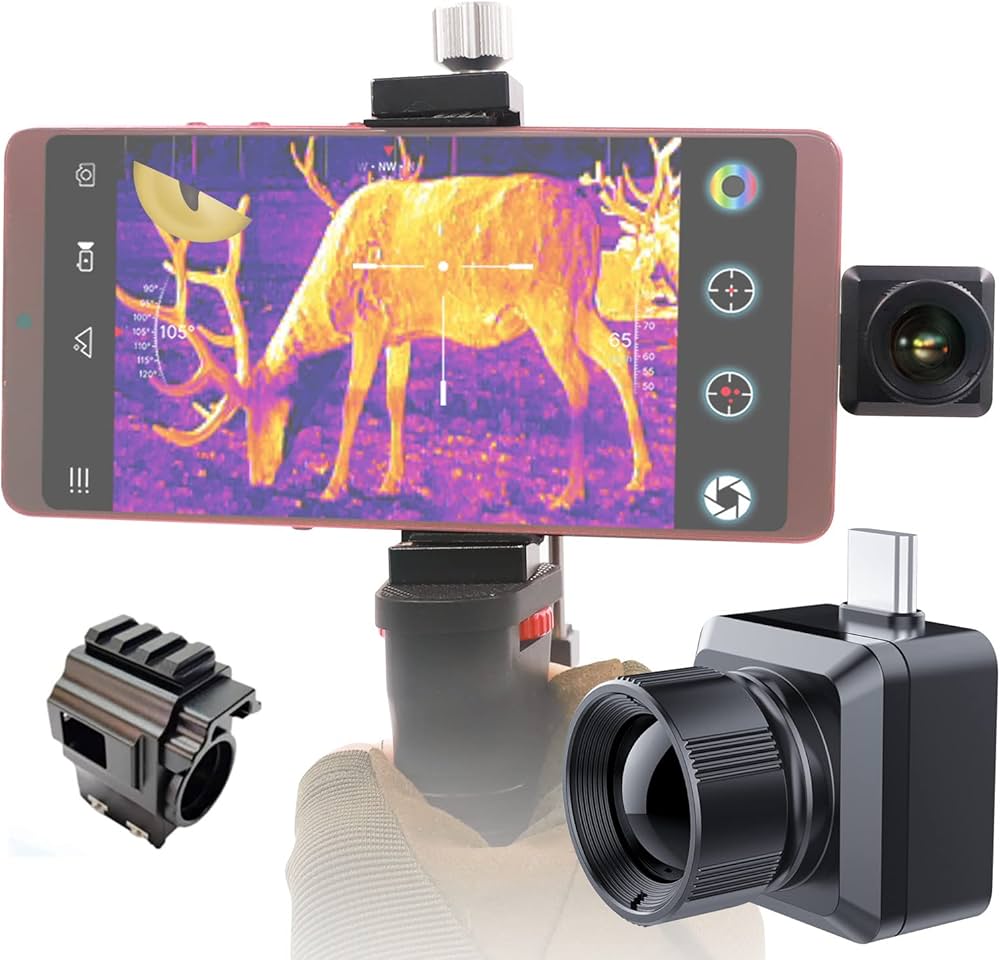 Amazon | 狩猟HD暗視サーマル単眼鏡、InfiRay屋外センサー、1579ヤード