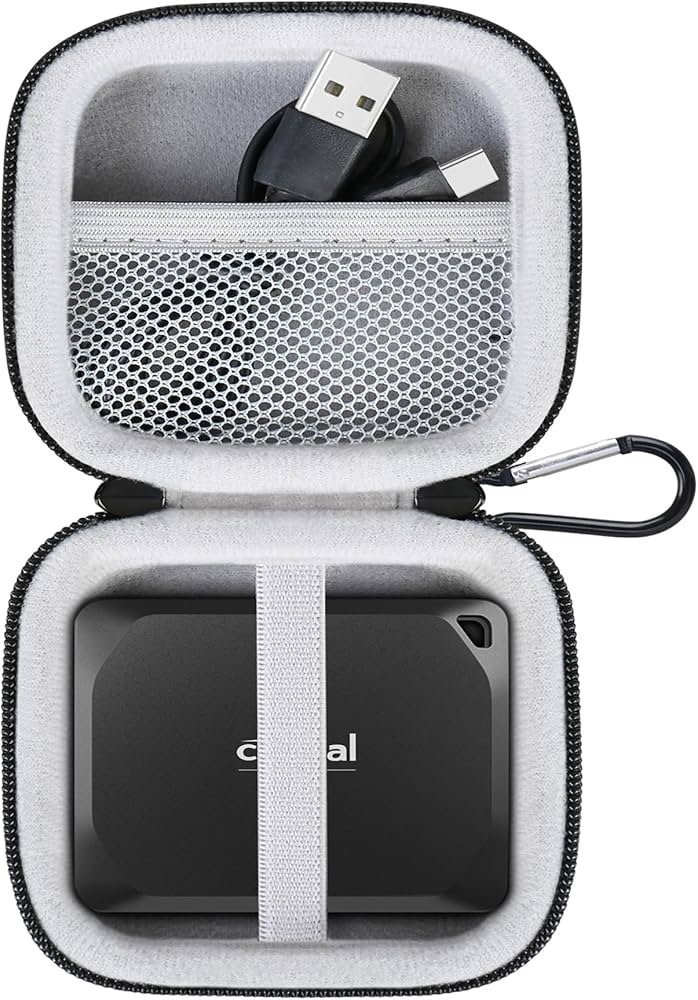 Amazon.com: Lacdo Hard Drive Carrying Case for Crucial X9 Pro / X9