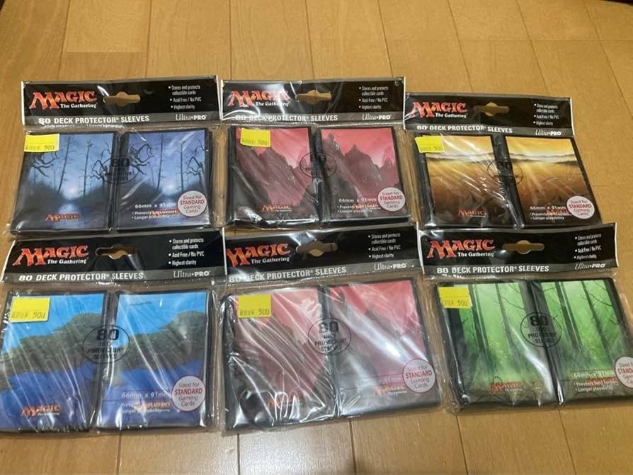 Amazon.co.jp: mtg スリーブ アンヒンジド 5色セット 絶版 ウルトラ