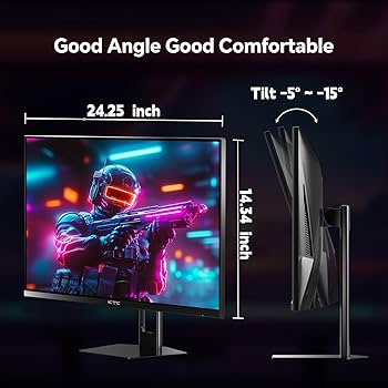 Amazon.com: KTC 27 Inch Gaming Monitor 180Hz, Full HD 1920x1080