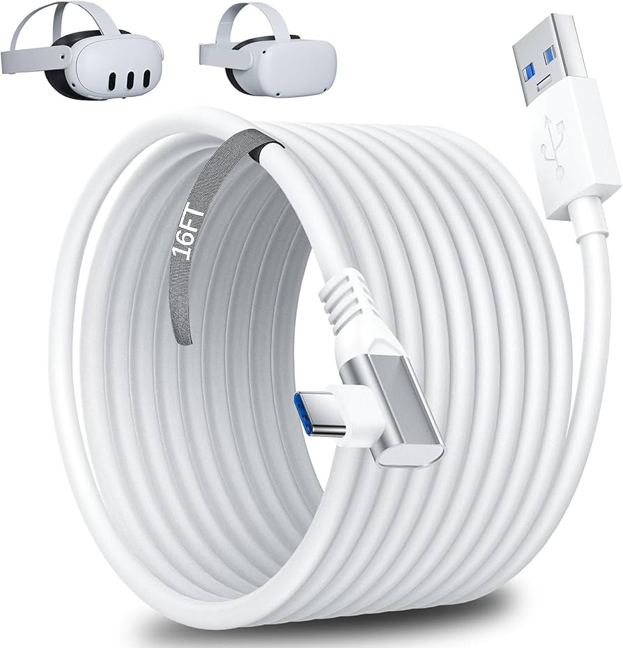 Amazon.com: iMangoo VR Link Cable 16FT for Meta/Oculus/Quest 3 2