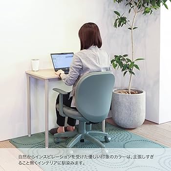 Amazon | イトーキ オフィスチェア デスクチェア サリダ ワントーン