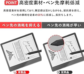 Amazon.co.jp: Kindle Scribe 用 フィルム ペーパーライクフィルム 紙