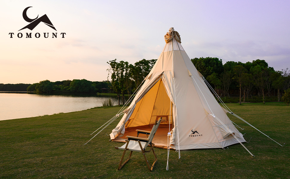 Amazon.co.jp: ワンポールテント 3M TC テント 豪華型 ポリコットン