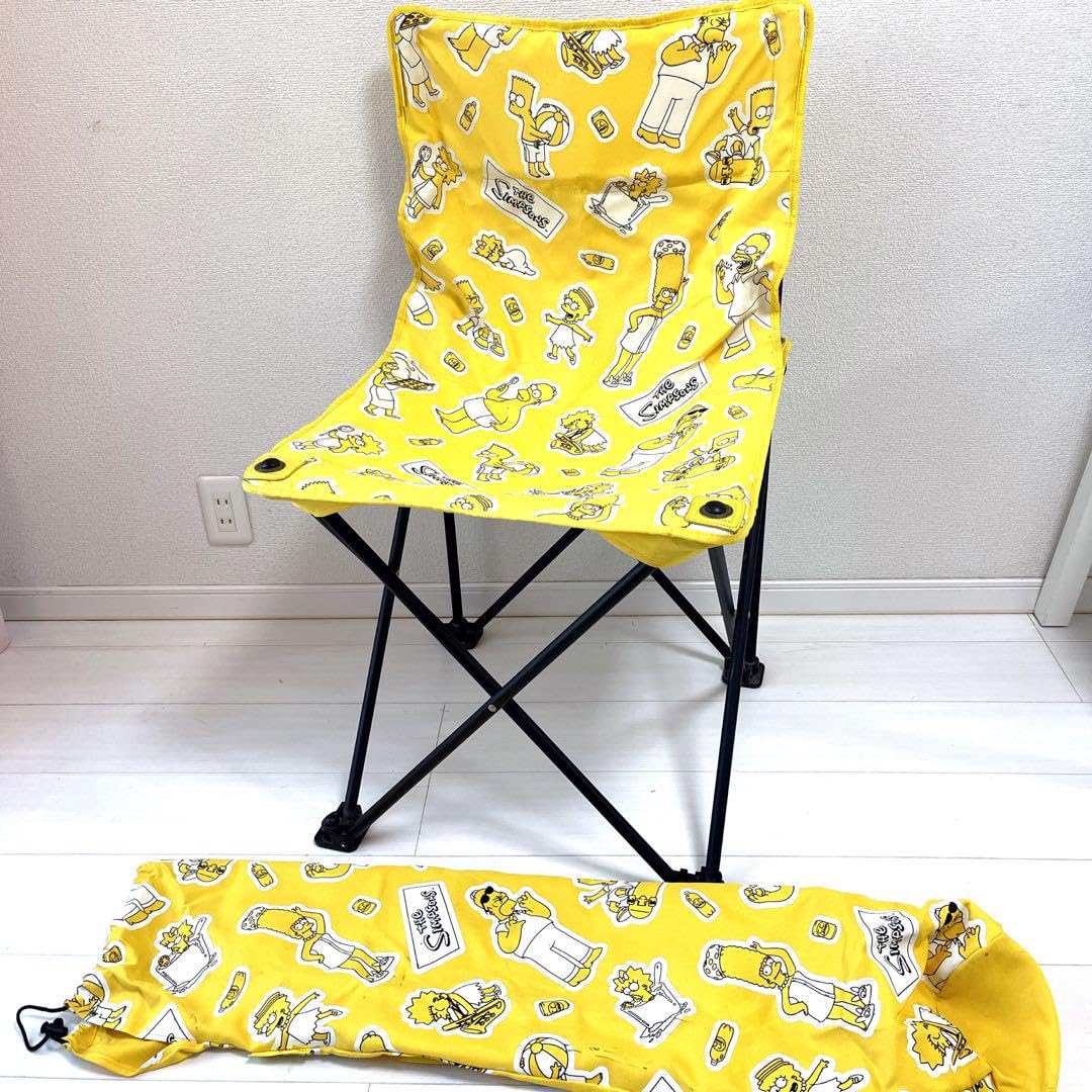 Amazon｜CCレモン シンプソンズ 折り畳み椅子 チェア アウトドア