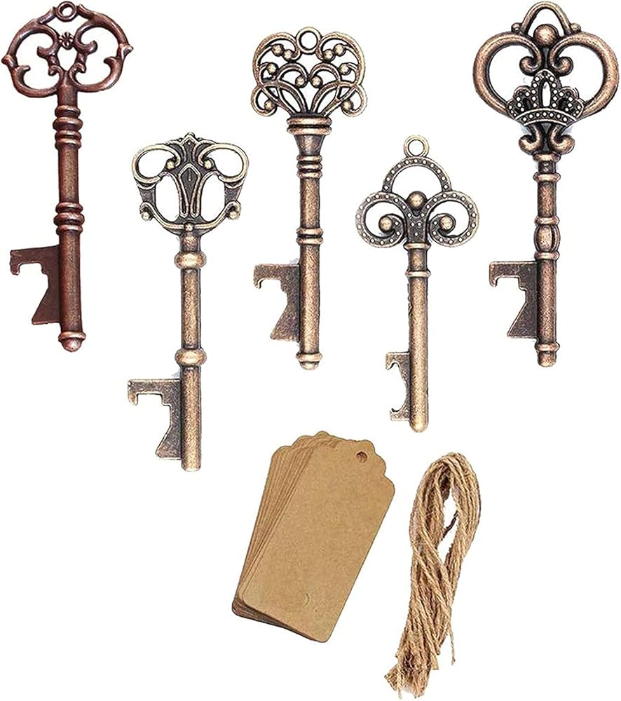 Amazon｜栓抜き 鍵 セット 亜鉛 合金 ボトル オープナー ビール