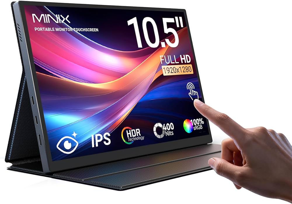 Amazon.com: MINIX SF10T Portable Monitor 10.5 inch Touchscreen
