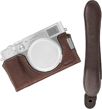 Amazon | SmallRig 富士フイルムX100VI用 ハーフレザーケースセット