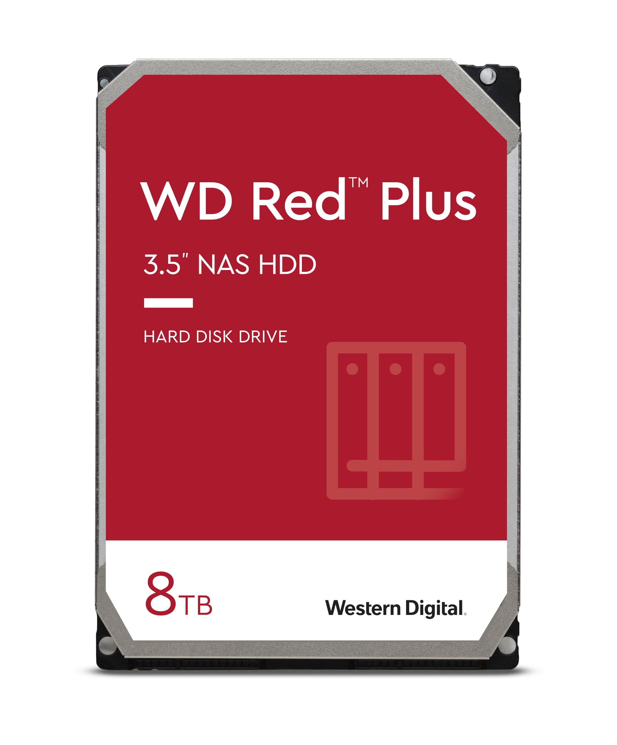 Western Digital 8TB WD Red Plus NAS Internal Hard Drive HDD - 5640