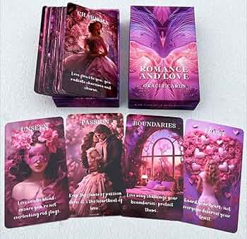 Amazon.co.jp: ロマンスアンドラブ 50枚オラクルカード。ドラマチック