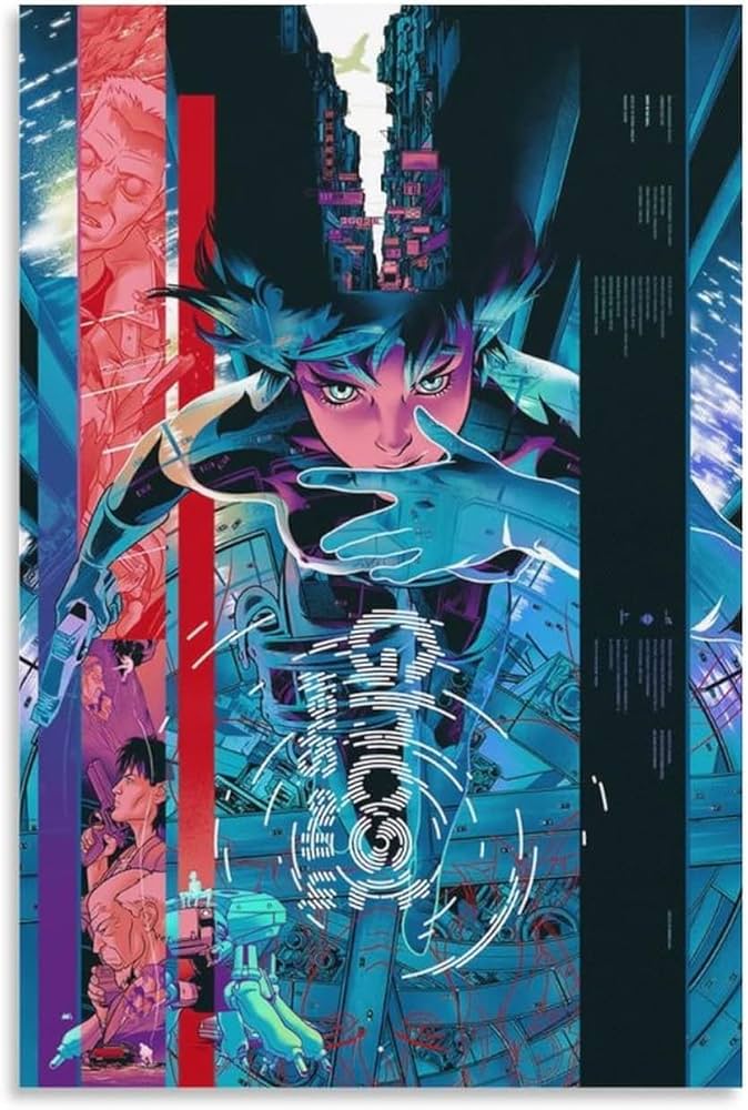 Amazon.co.jp: 攻殻機動隊 ポスターアートパネル 壁の絵 壁掛け