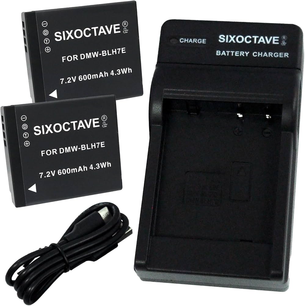 Amazon.co.jp: str DMW-BLH7 純正と同じ使用方法 互換バッテリー2個と