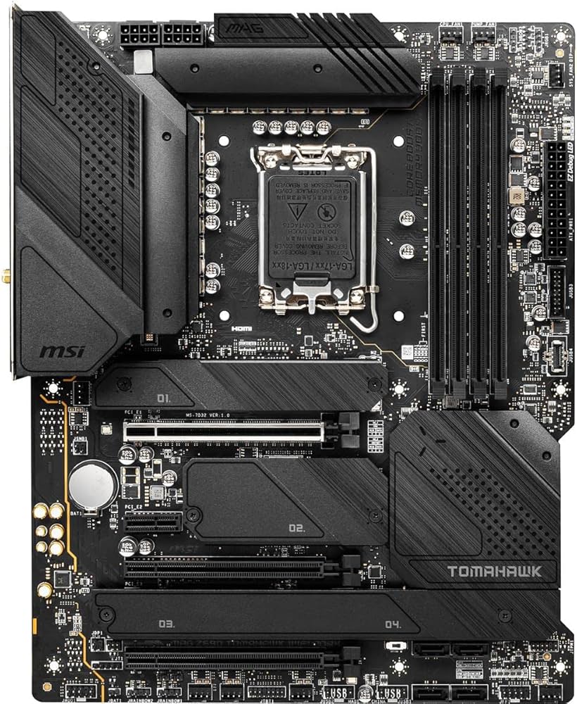 MSI MAG Z690 Tomahawk WiFi DDR4 Gaming Motherboard (ATX, AMD
