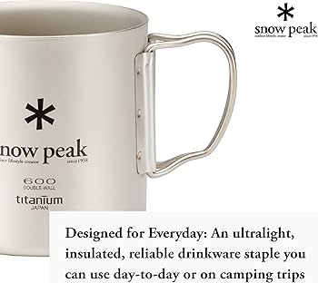 Amazon.co.jp: スノーピーク チタン ダブルマグ 600 MG-054 : Sports