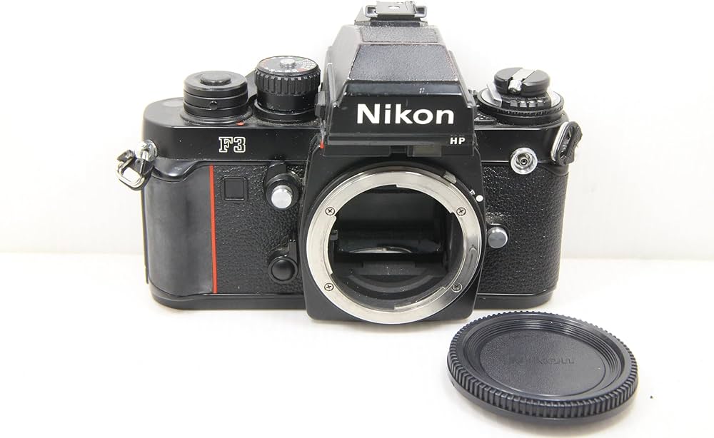 NIKKON F3ボディ フィルム一眼レフカメラ レンズ2点 フード ケース付き